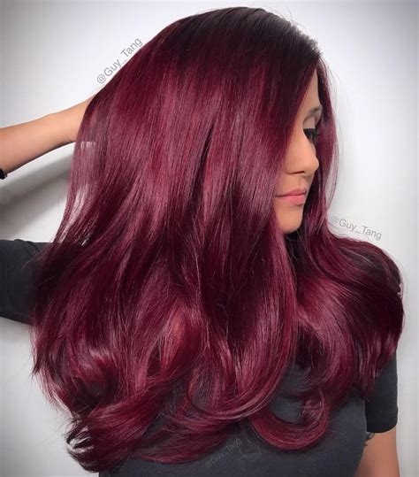 color uva pelo|cabello color vino.